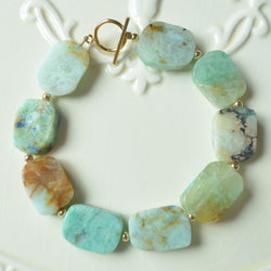 Chunky Chrysoprase Beaded Bracelet
