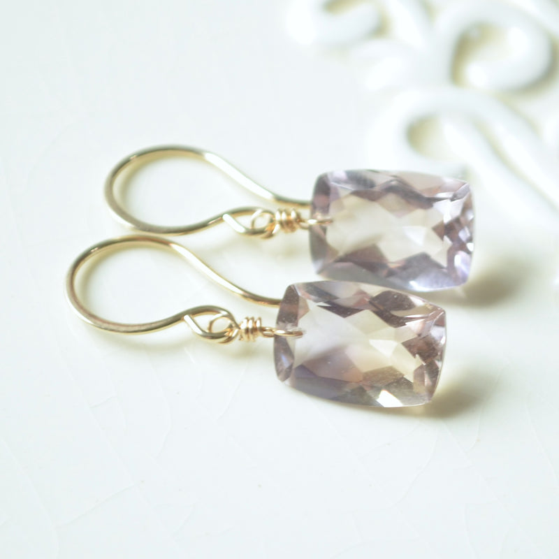 Luxe Ametrine Earrings in Gold or Sterling Silver