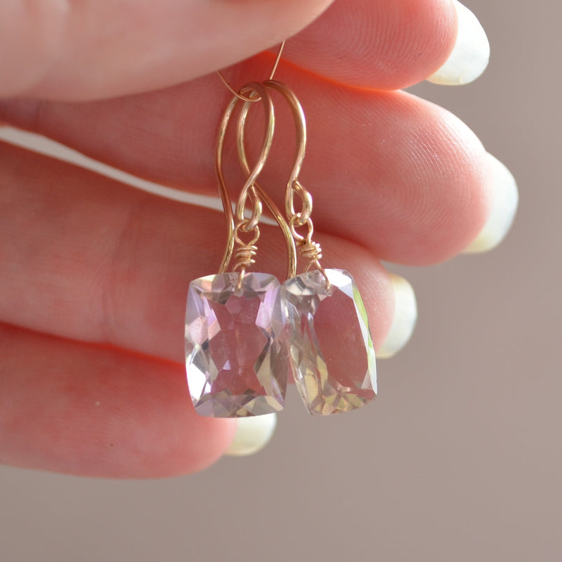 Luxe Ametrine Earrings in Gold or Sterling Silver