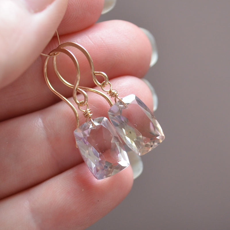 Luxe Ametrine Earrings in Gold or Sterling Silver