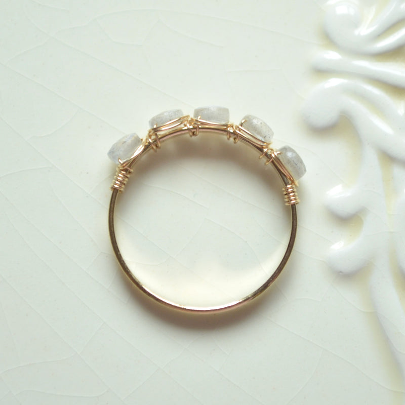 Labradorite Ring in Gold