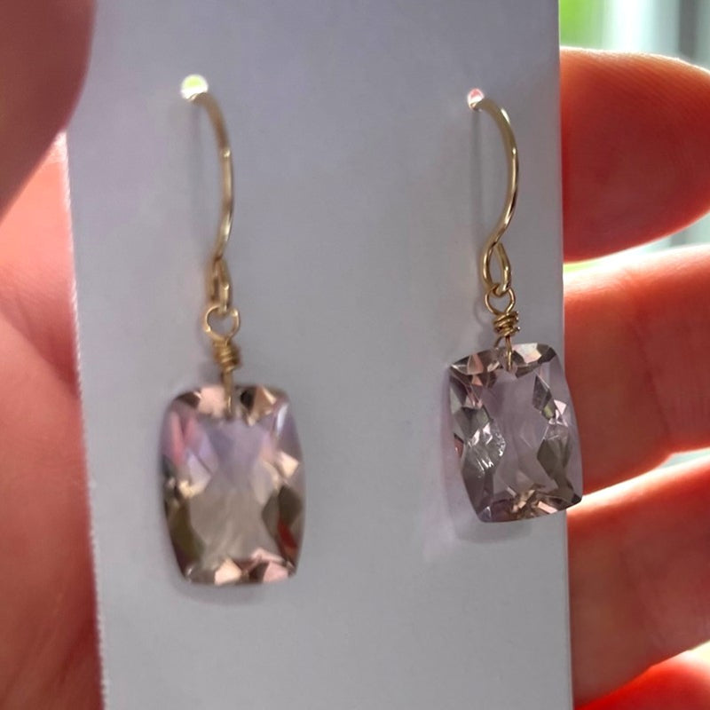 Luxe Ametrine Earrings in Gold or Sterling Silver
