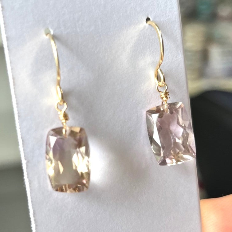 Luxe Ametrine Earrings in Gold or Sterling Silver