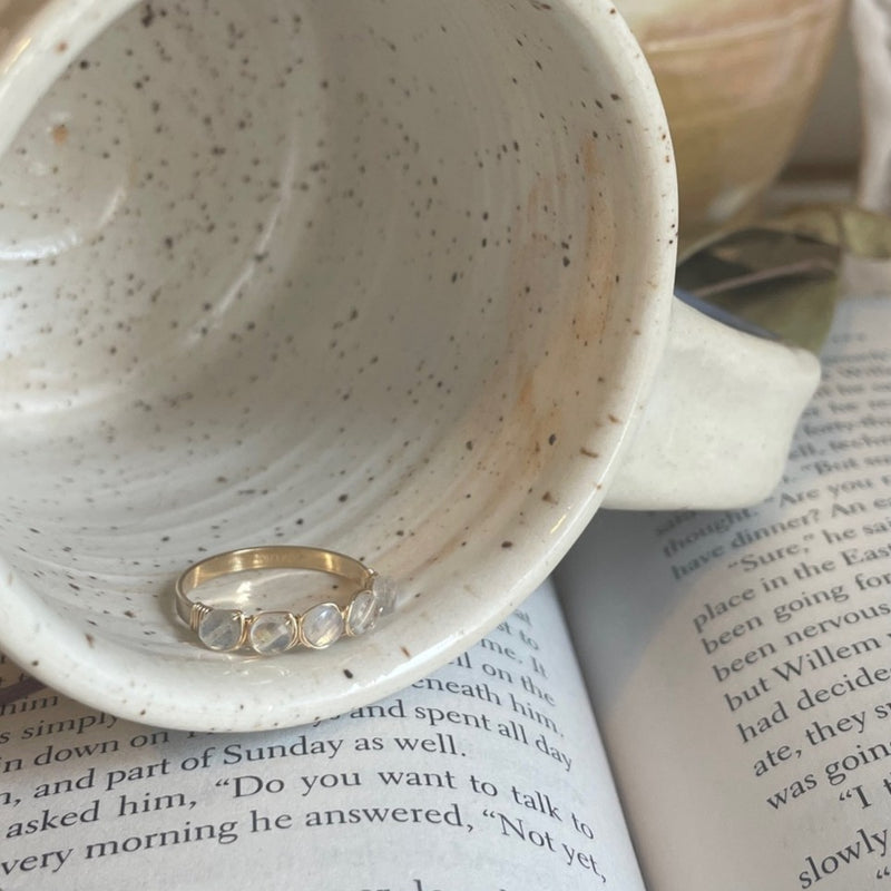 Labradorite Ring in Gold