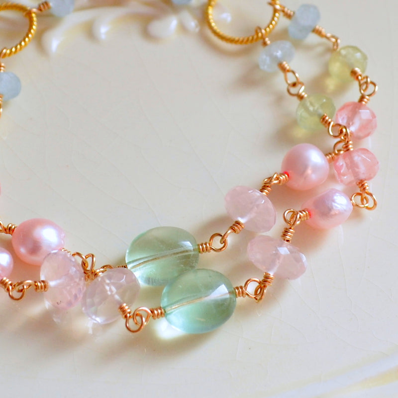 Spring Bridal Bracelet - Lemon Lime