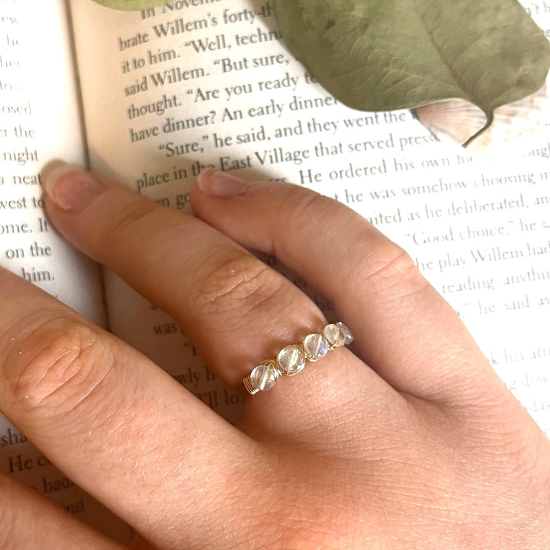 Labradorite Ring in Gold