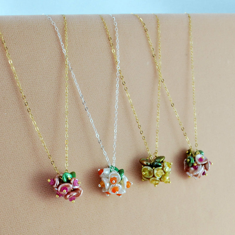 Design Your Own Bridesmaid Necklaces with Keishi Pearls