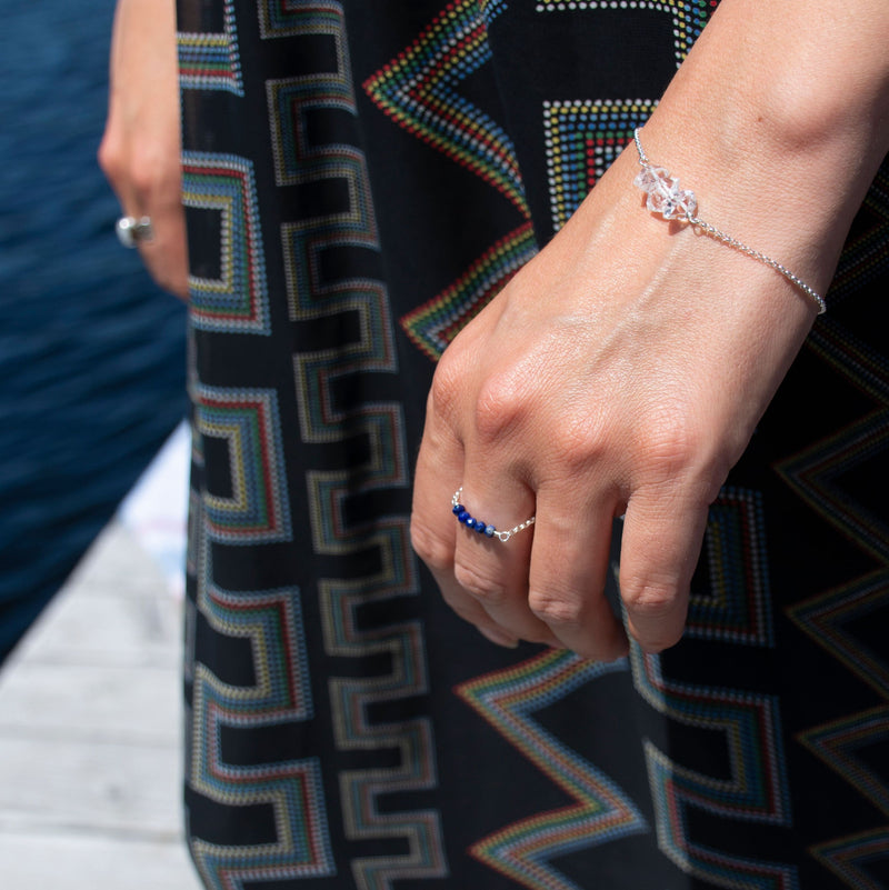 Herkimer Diamond Bracelet | Desiderate Jewellery – Desiderate PTY LTD