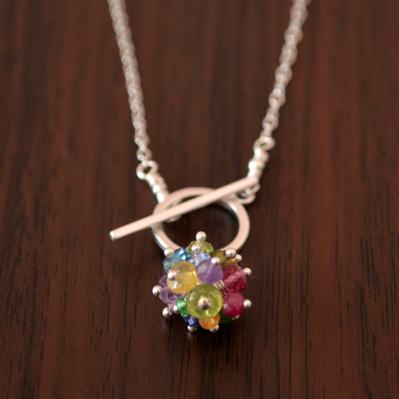 Rainbow Toggle Necklace
