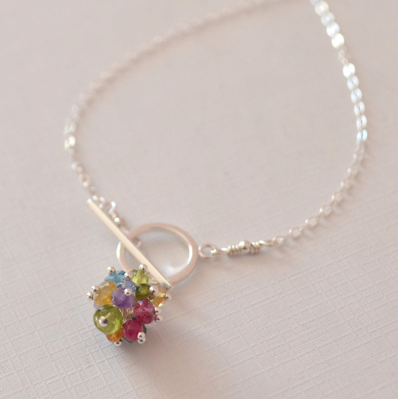 Rainbow Toggle Necklace