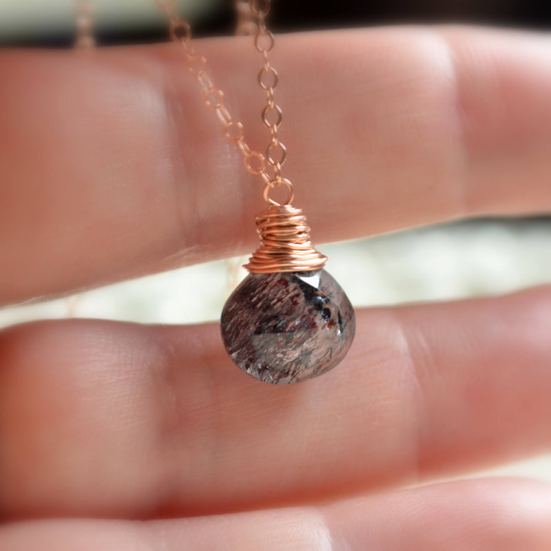 Moss Amethyst Necklace and Solitaire Pendant