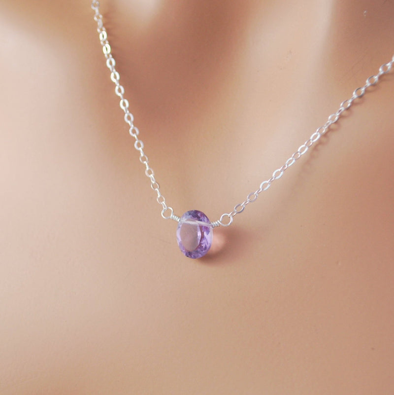 Pink Amethyst Necklace