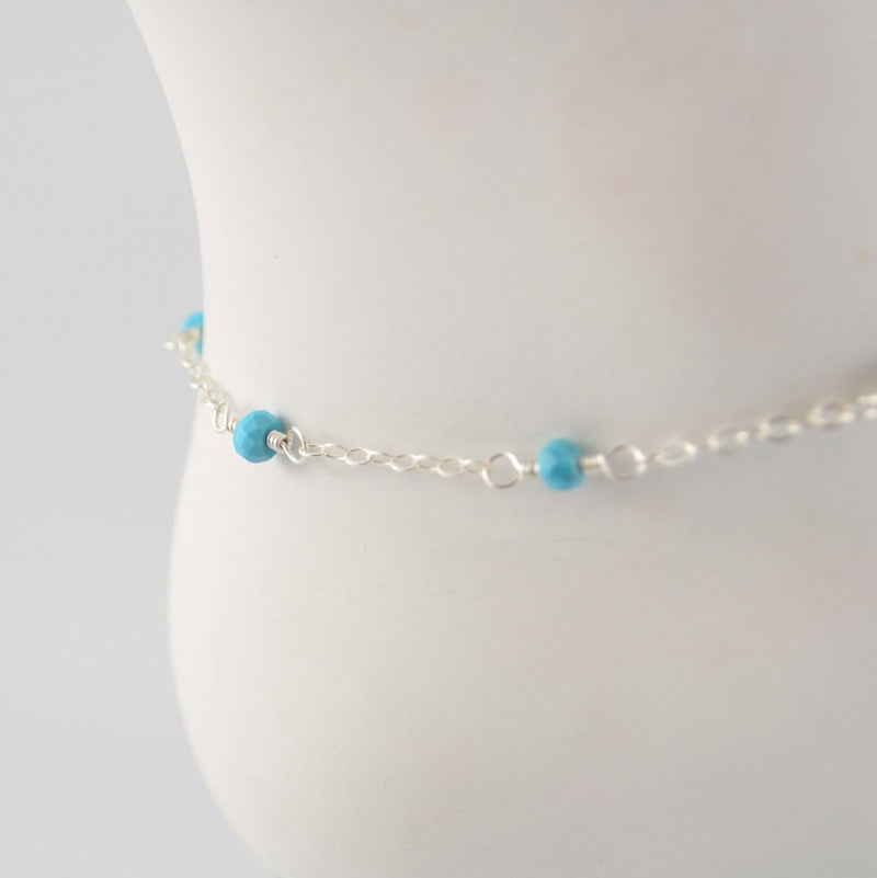 Real Turquoise Anklet