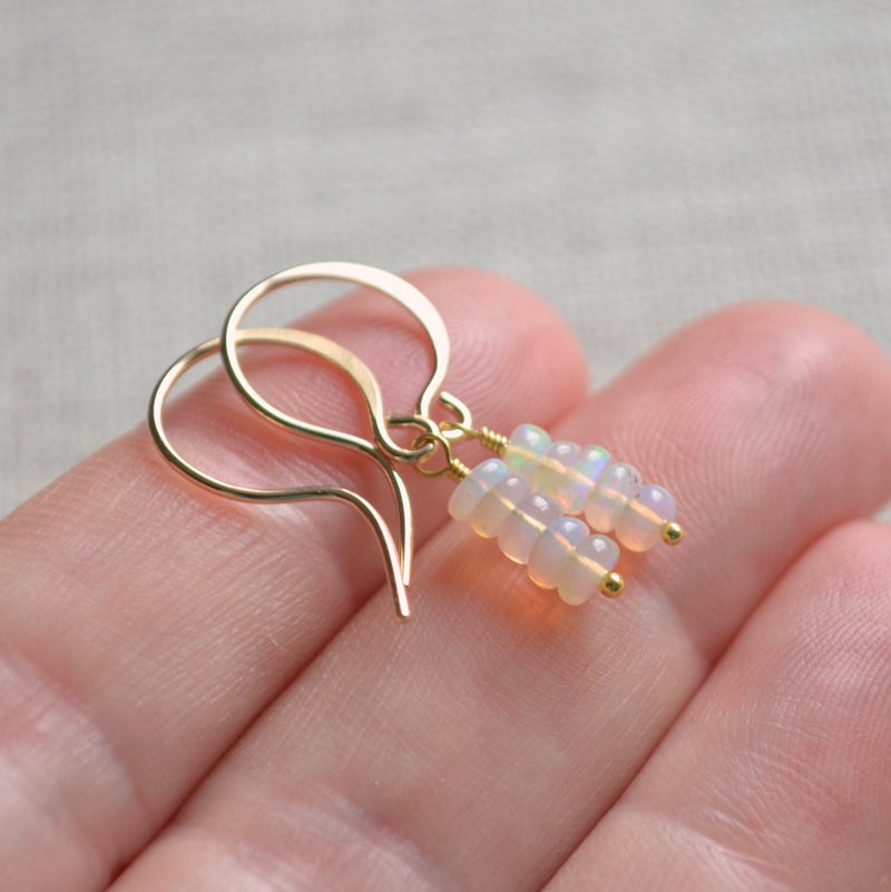 Genuine Opal Earrings