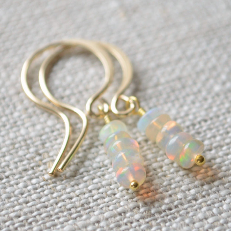 Genuine Opal Earrings