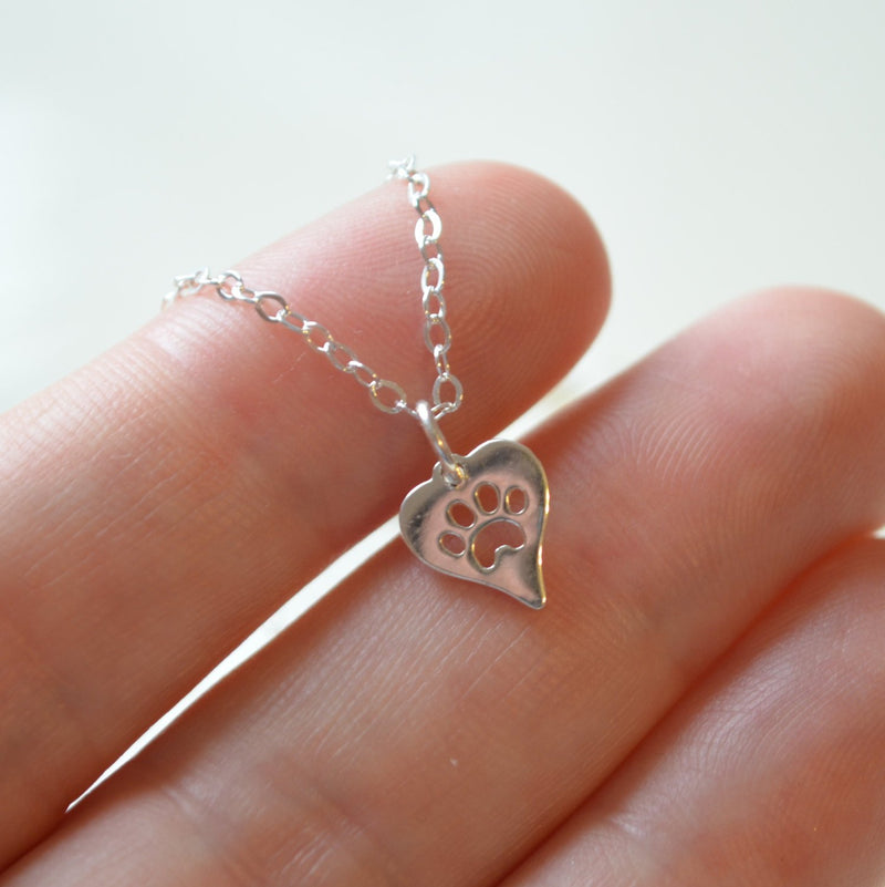 Pet Charm Necklace in Sterling Silver