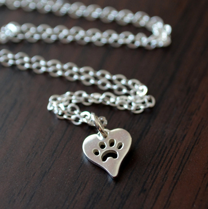 Pet Charm Necklace in Sterling Silver