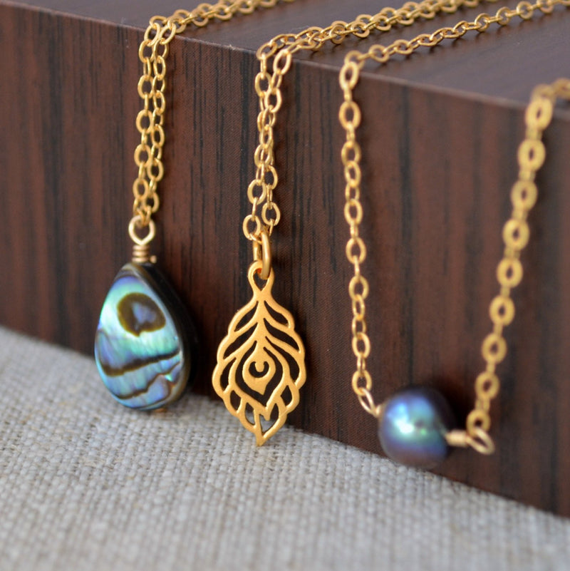 Gold Layered Necklace Set