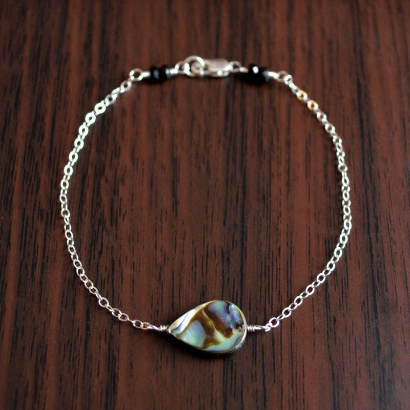 Elegant abalone necklace
