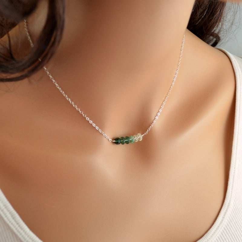 Green Ombre Necklace