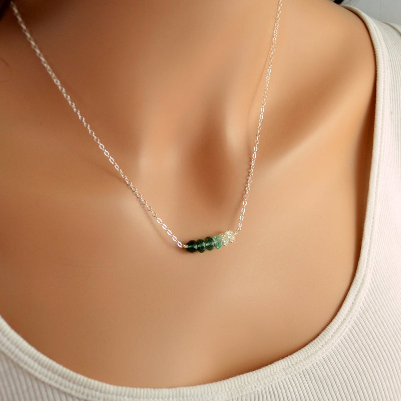 Green Ombre Necklace
