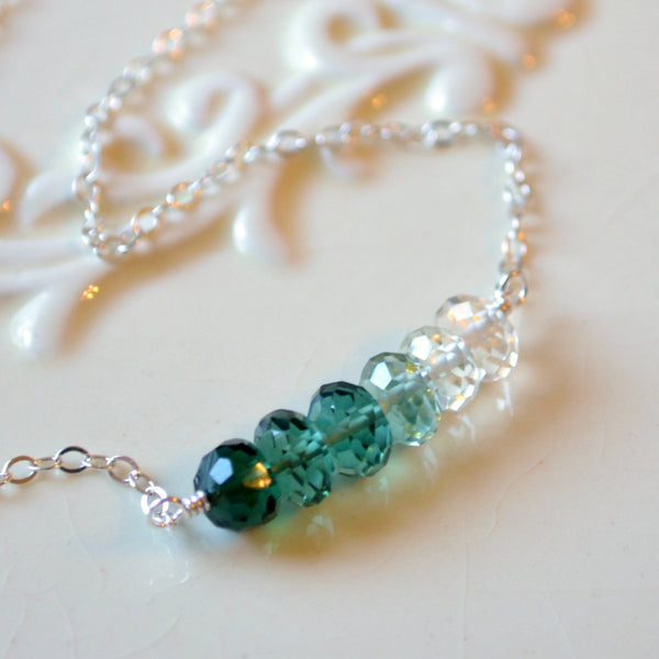 Green Ombre Necklace