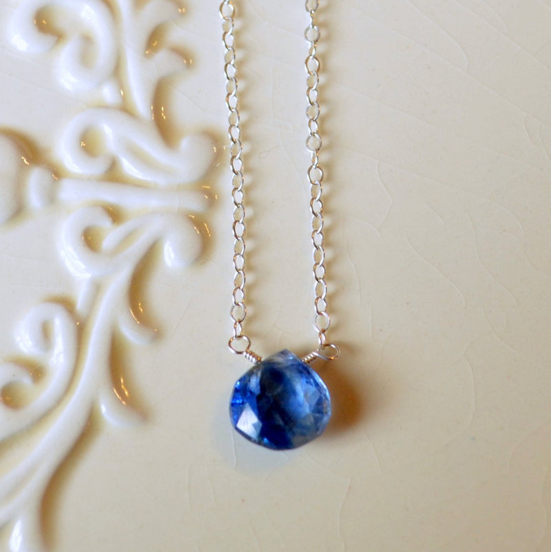 Royal Blue Necklace, Kyanite Gemstone